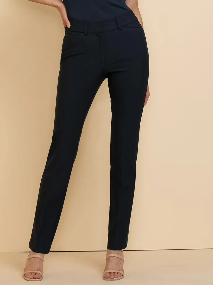 Spencer Straight Leg Pant Luxe Ponte