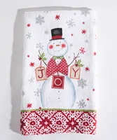 Festive Snowman Kitchen Towel