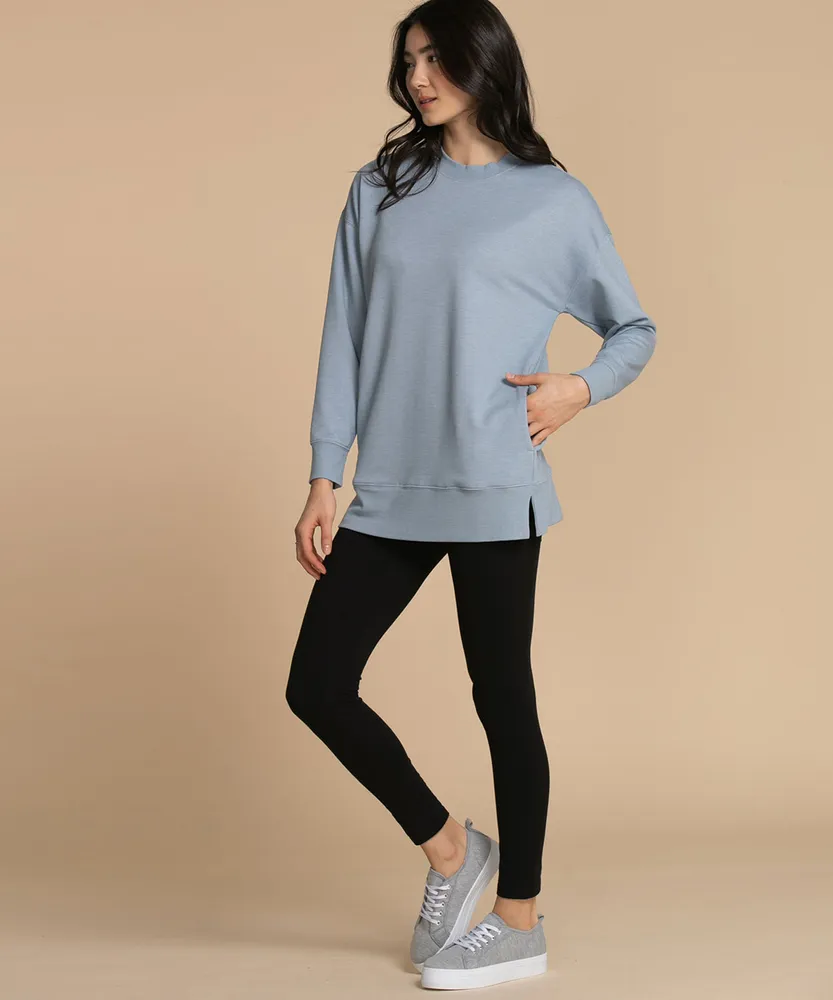 Longer Length Sweatshirt with Pockets