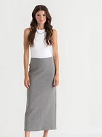 Double Knit Column Skirt