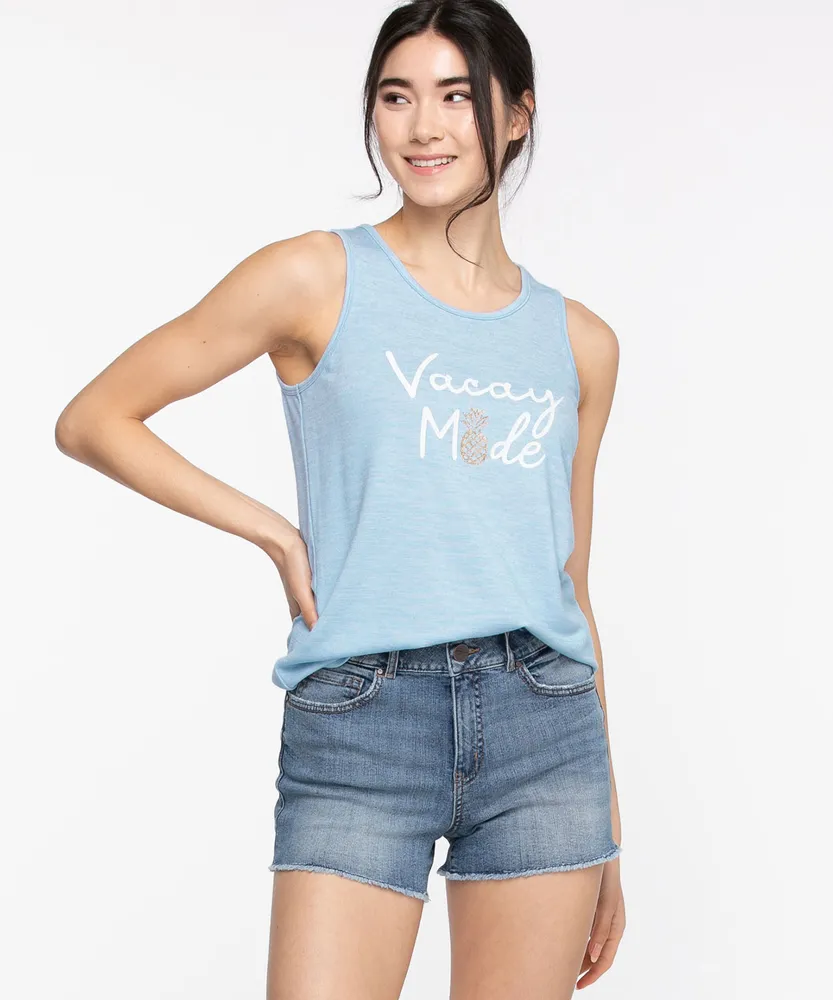 Sleeveless Hacci Tee