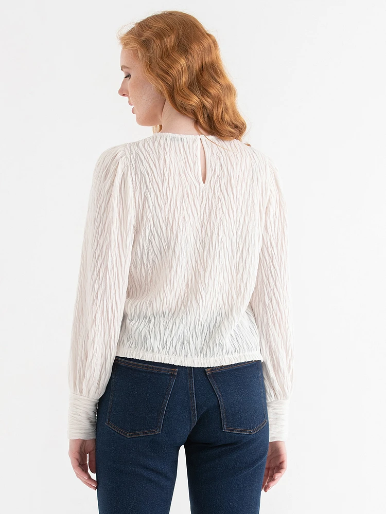 Textured Knit Top