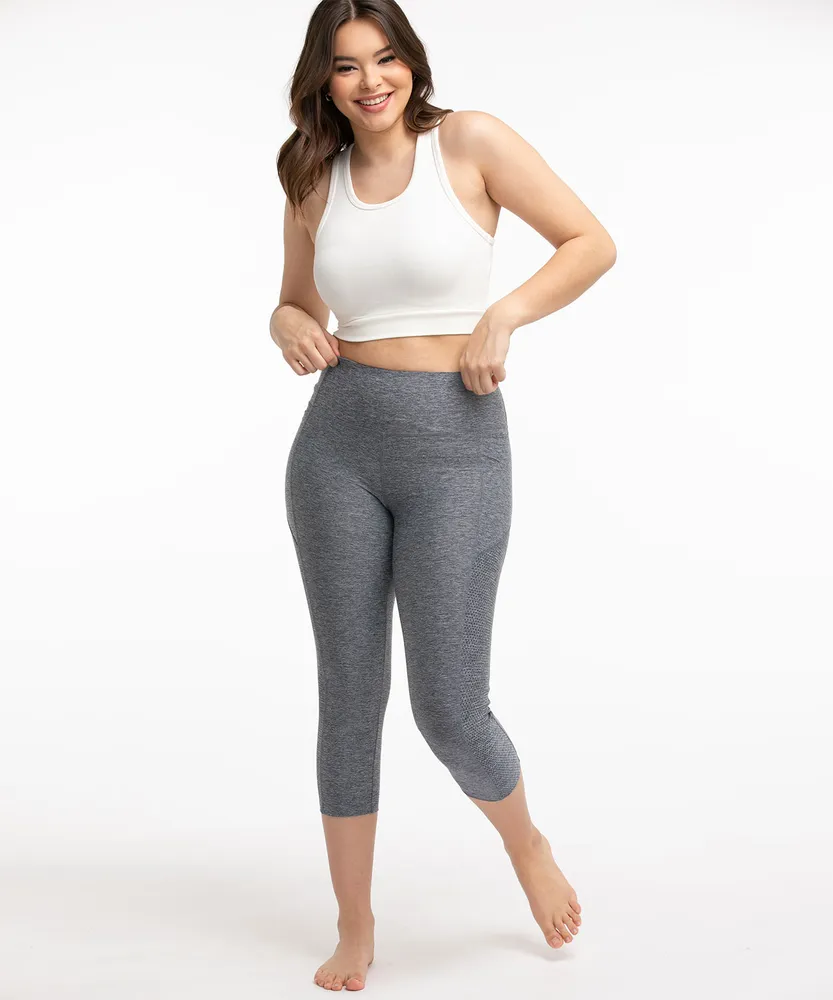 Space Dye Cropped Active Legging