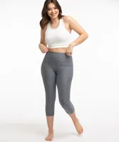 Space Dye Cropped Active Legging