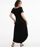 Pocketed T-Shirt Maxi Dress