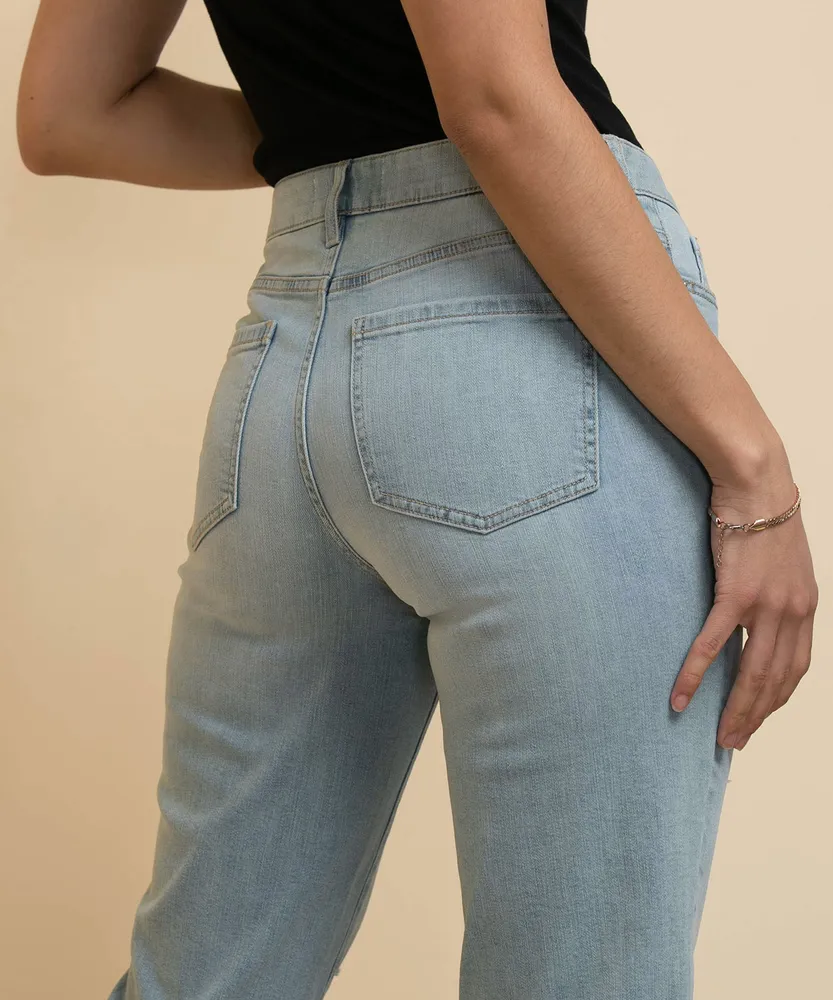 Stevie Straight Crop Jeans