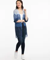 Ombre Fringe Cardigan