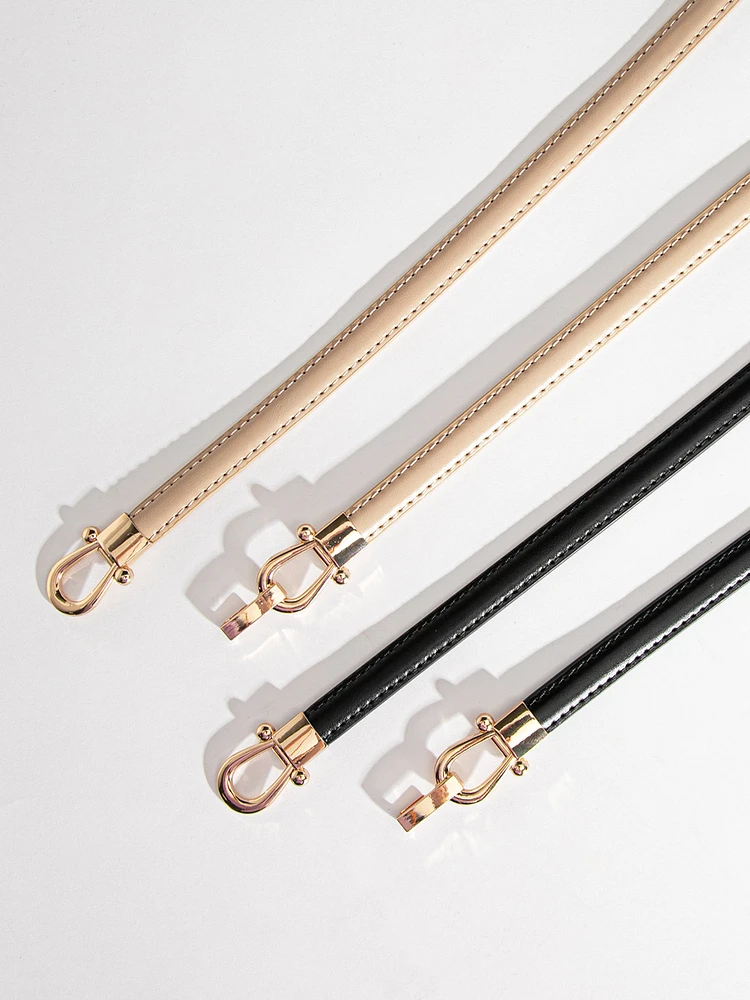 Adjustable Skinny Belt Duo