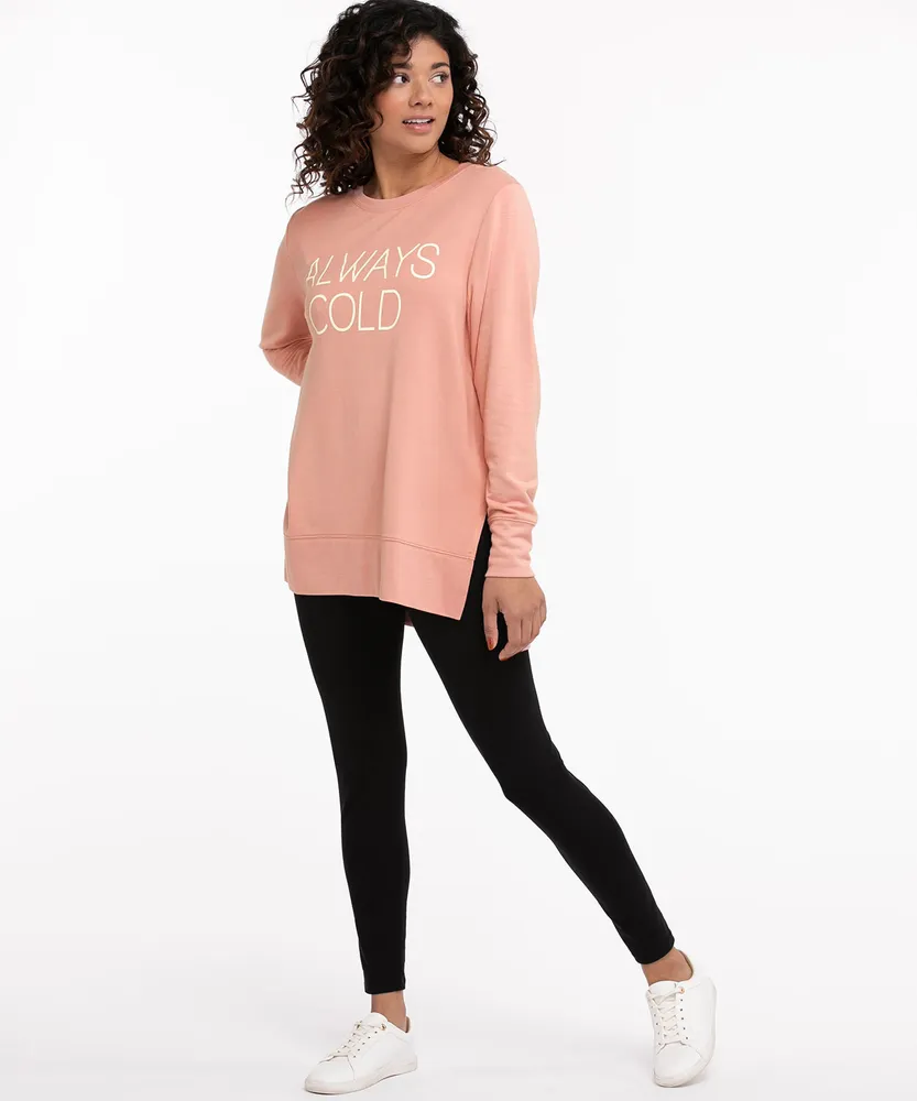 Graphic Tunic Sweatshirt