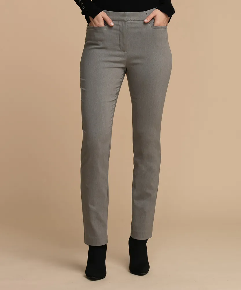 Microtwill Straight Leg Pant