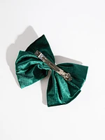 Pearl Bow Hair Clip