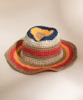 Bright Combo Crochet Bucket Hat