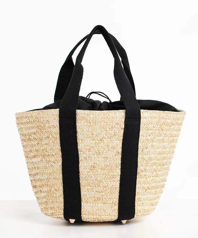 Straw Picnic Bag