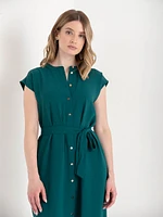 Air Cylinder Henley Dress