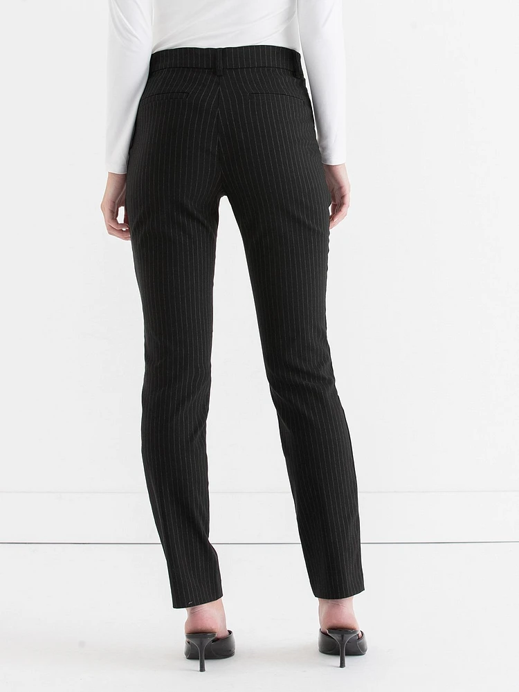 Spencer Straight Pant Patterned Microtwill