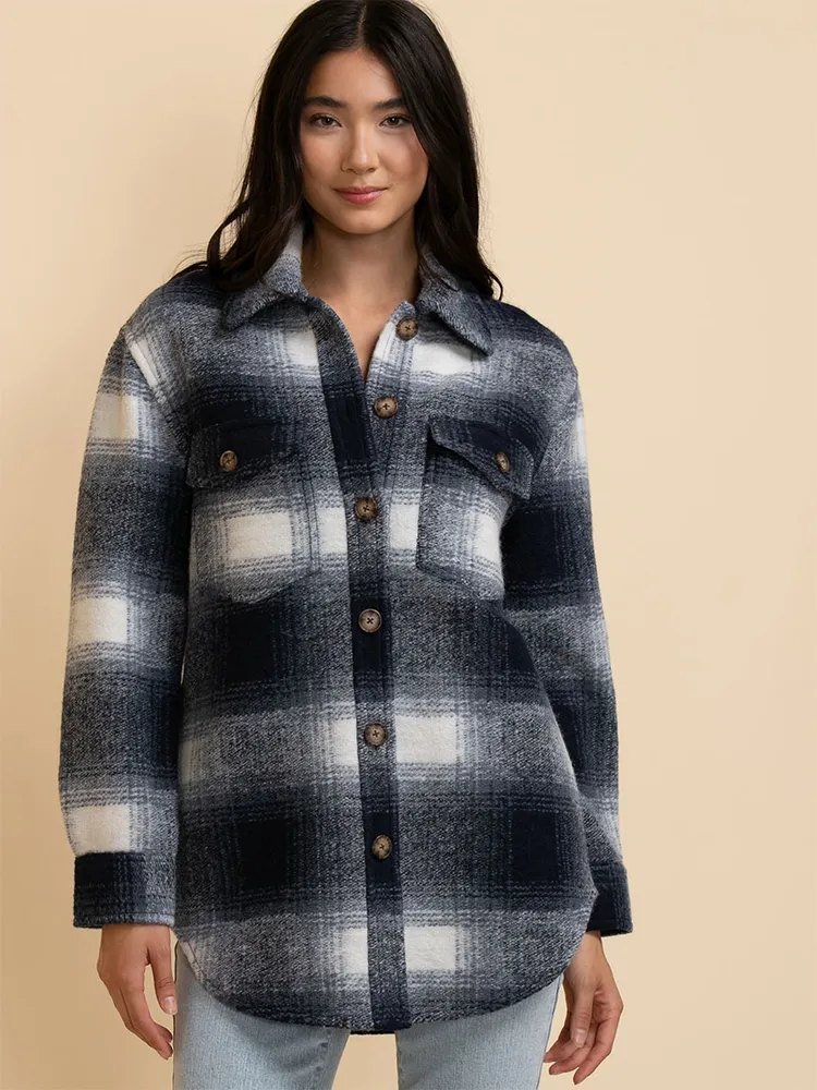 Zia Wool-Blend Shirt Jacket