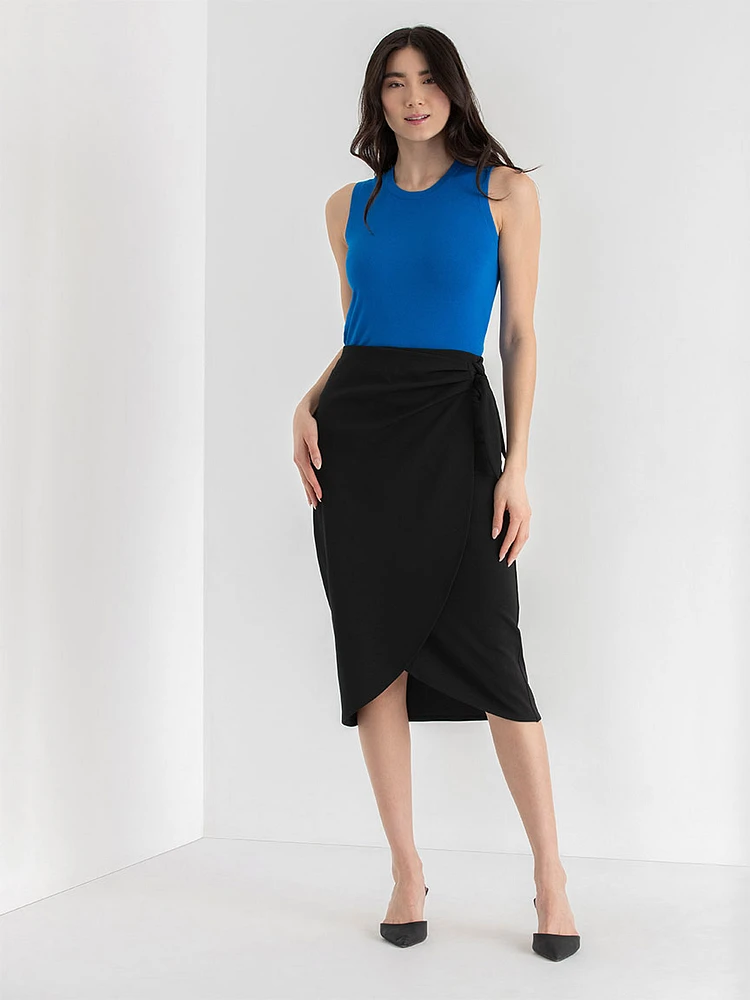 Midi Wrap Skirt