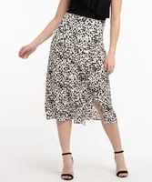 Printed Ruffle Skirt