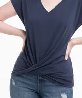 Eco-Friendly Twist Front Top