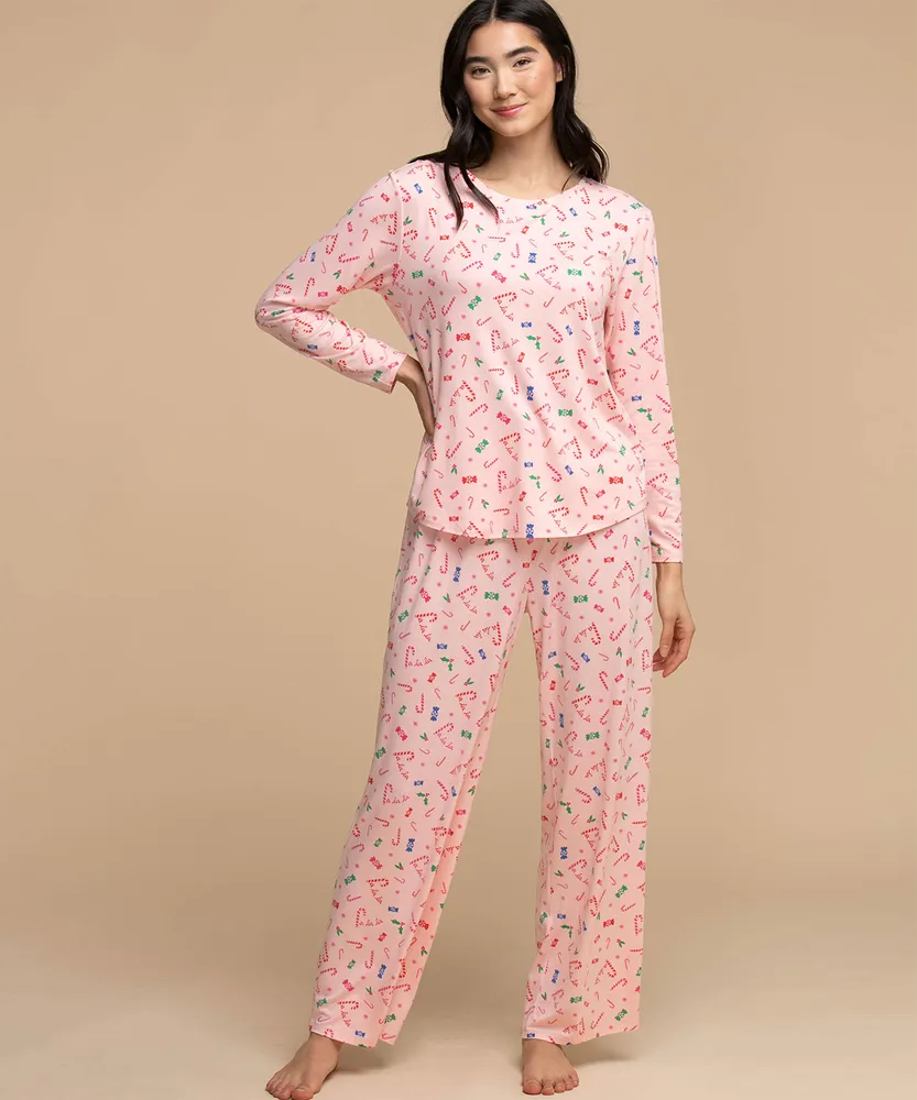 Matching Straight Leg Pajama Set