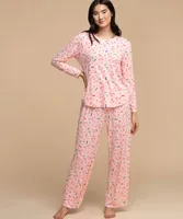 Matching Straight Leg Pajama Set