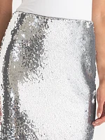 Sequin Midi Skirt