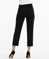 Scuba Crepe Straight Crop Pant