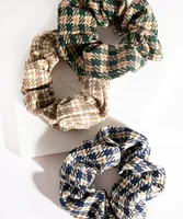 Plaid Scrunchie 3-Pack