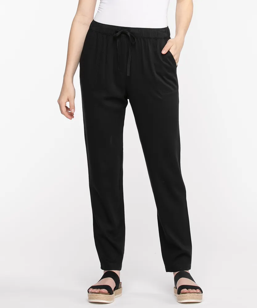 Drawstring Waist Tapered Pant