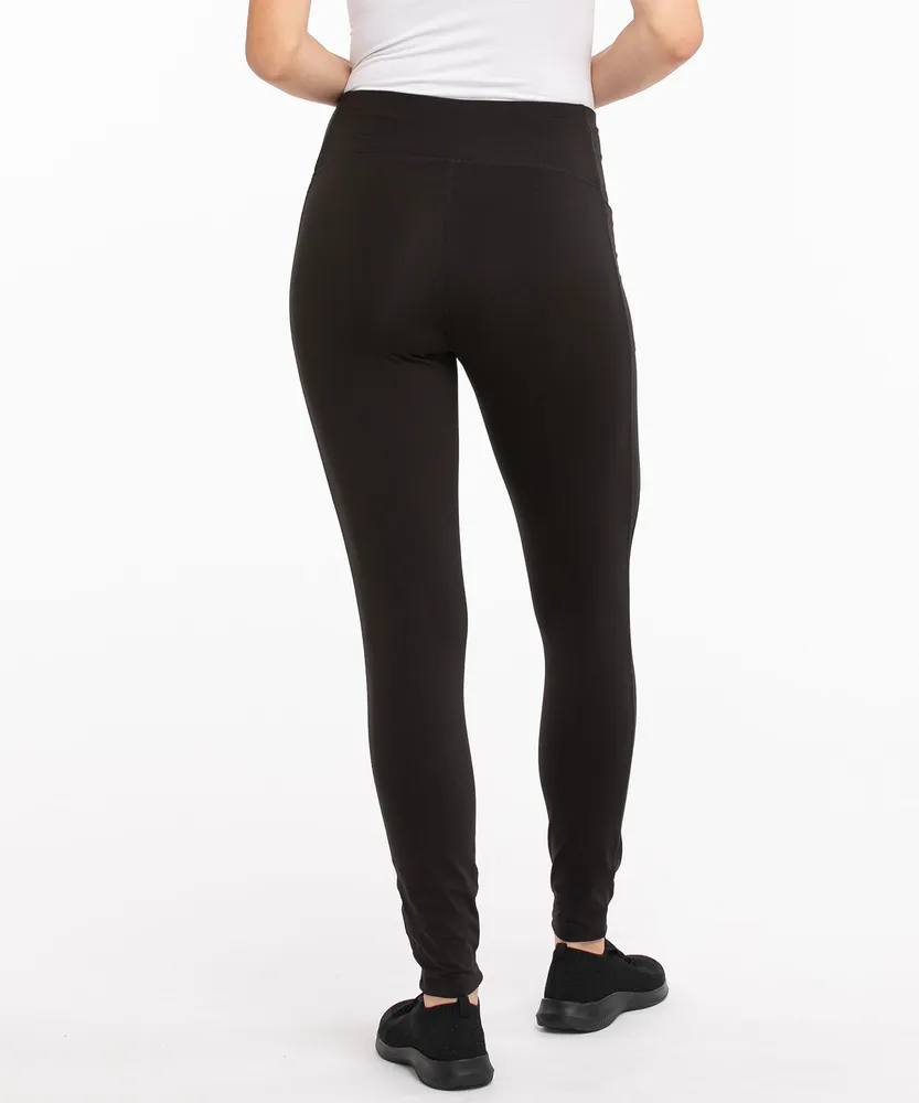 Black Active Legging - Regular Inseam