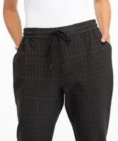Luxe Ponte Tapered Drawstring Pant
