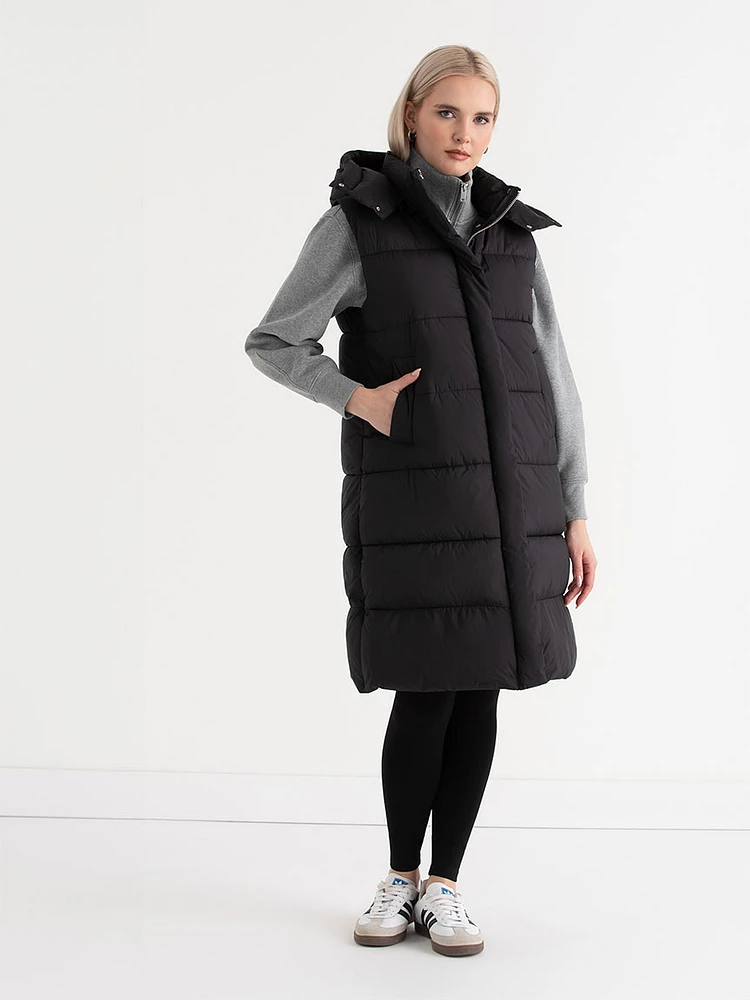 Mid Length Puffer Vest