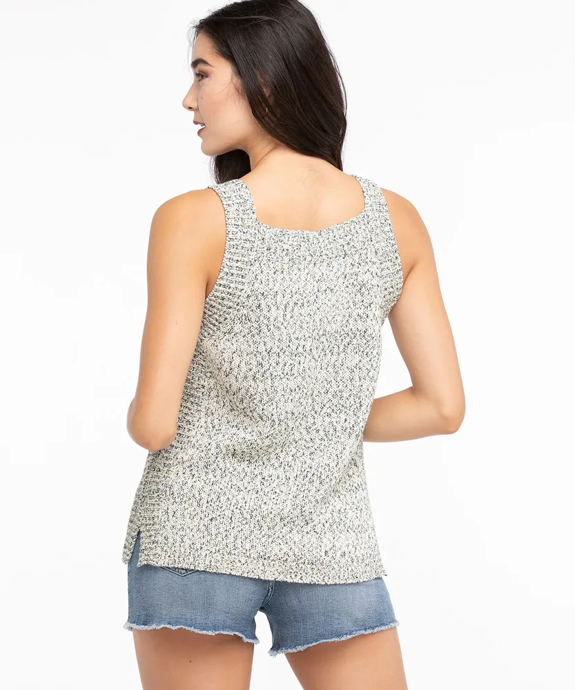 Square Neck Sweater Tank