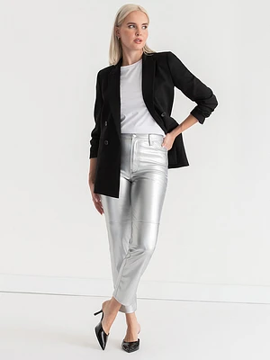 Silver Straight Leg Pant