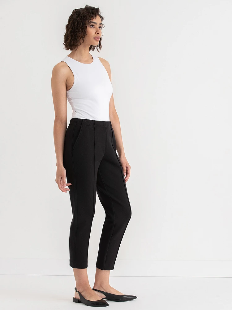 Knit Tapered Leg Pant