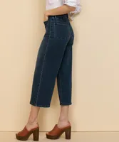 Winona Wide Crop with Patch Pocket by LRJ