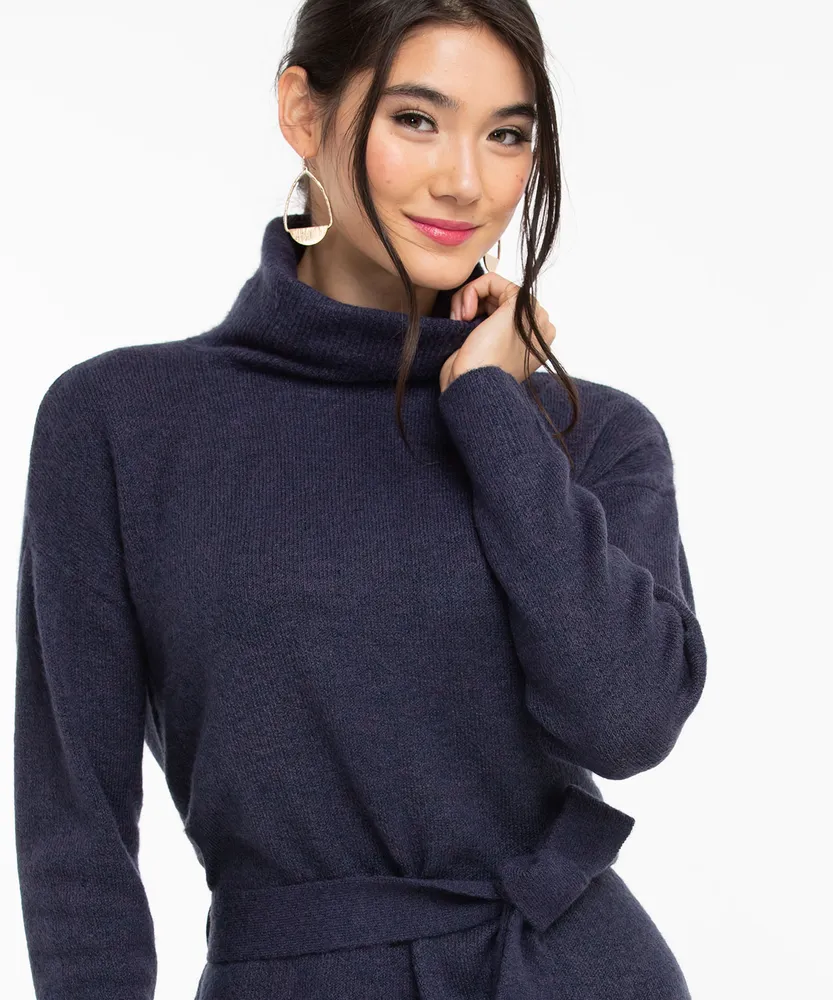 Turtleneck Sweater Dress