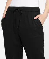 Drawstring Waist Tapered Pant