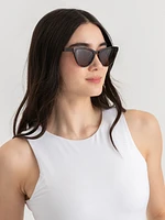 Cat Eye Frame Sunglasses with Case