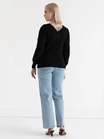 Pointelle Sweater