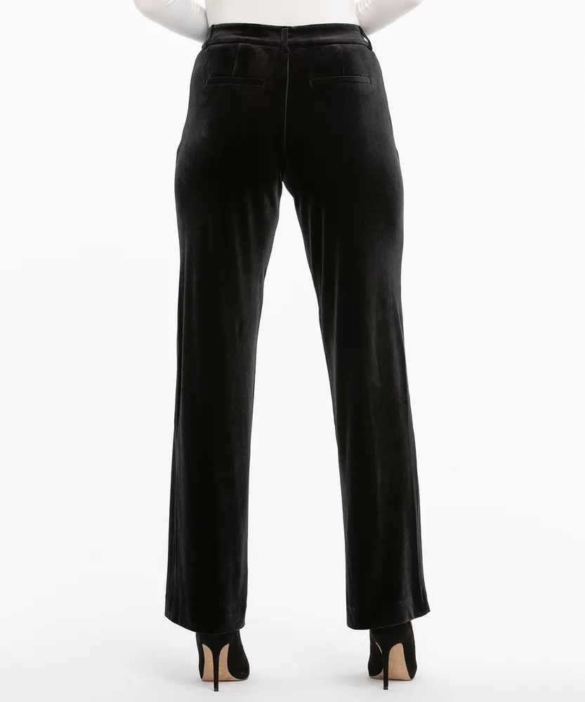 Velvet Fly Front Trouser