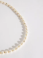 Classic Glass Pearl Necklace