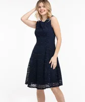 Lace Fit & Flare Dress