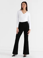 Dylan Flare Pant Luxe Ponte