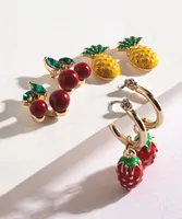 Fruit Earrings Trio