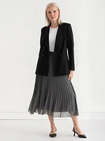 Release Pleat Midi Skirt