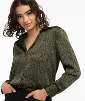 Satin Collared Shirt
