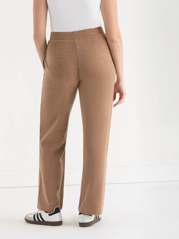 Soft Cotton Straight Leg Pant