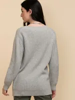 Long Sleeve V-Neck Sweater