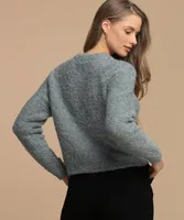 Eco-Friendly Jewel Button Cardigan